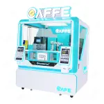 Ice machine for coffee, robot arm combination, milk tea and espresso, hot chocolate, coin-operated coffee vending machine